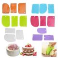 Cake Icing Scaper 3pcs set / 4pcs ser icing comb. 