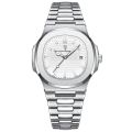 Poedagar 613 Quartz Wristwatch for Men – Stainless Steel, Elegant Design.
