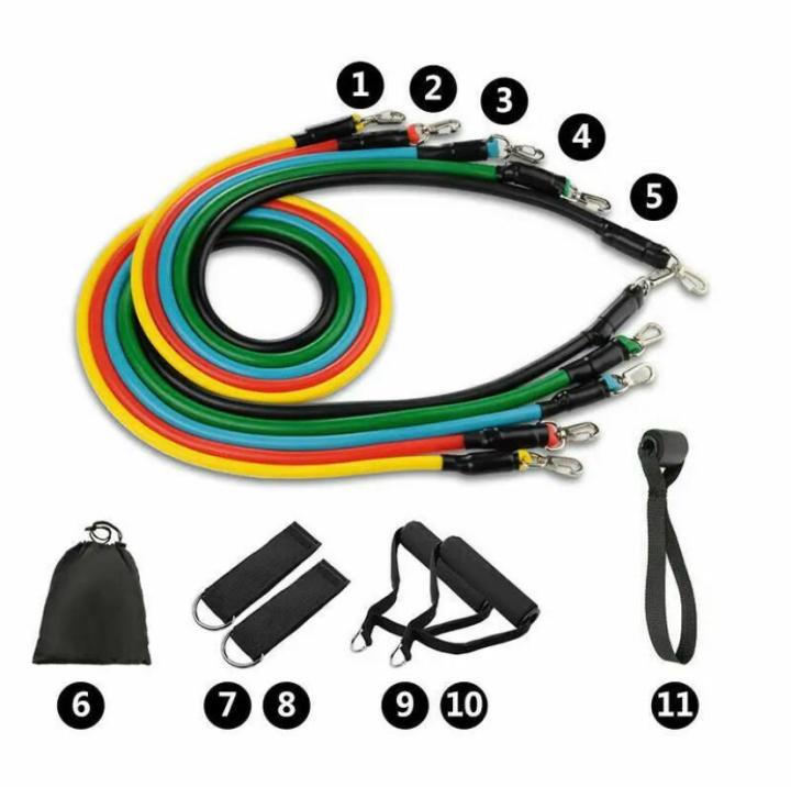 11%20In%201%20Power%20Resistance%20Band%20Home%20Gym%20Equipment/Exercise%20Bands%20-Total%20130%20LBS%20-%20Image%203