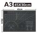 A2 A3 A4 A5 PVC Cutting Mat Double-Sided Self-Healing Board Patchwork Tools DIY Manual Craft Artist Cutting Knife Racket Kit.