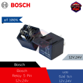[Genuine fast delivery] Bosch 5 pin Relay RELAY 12V,24V plug, relay plug with ear. 