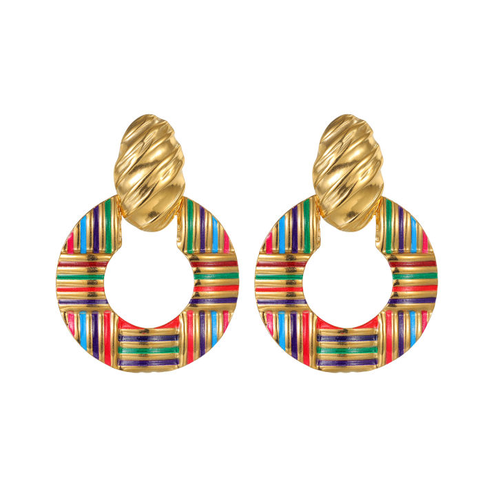 Kissmoon%20Trendy%20Woven%20Striped%20Texture%20Hoop%20Colorful%20Enamel%20Twisted%20Stainless%20Steel%20Earrings%20for%20Women%20Party%20Daily%20Jewelry%20s%20-%20Image%206