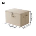 Lockable Storage Box, Odor Proof Stackable Container With Handle, Washable Shelf Baskets For Blanket Clothing Toys Home Organiza.