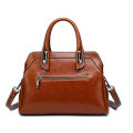 Genuine Leather Women Handbag Top Handle Shoulder Cross body Bag Fashion Oil Wax Cowhide Purses and Handbags Messenger Tote Bags. 
