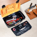 AIRAJ Hardware toolbox Set 12 and 15 inch plastic thick combination suitcase electrician carpenter electric drill storage box. 