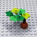 100pcs MOC 32607 Plant Plate Round 1x1 Leaves Pumpkin Tree DIY Enlighten Building Bricks Compatible Children Diy Bricks Toy.
