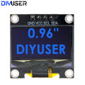 DIYUSER 0.96 Inch OLED SSD1306 White/Blue/Yellow 128X64 IIC I2C Serial Display Module 12864 LCD Screen Board For Arduino. 