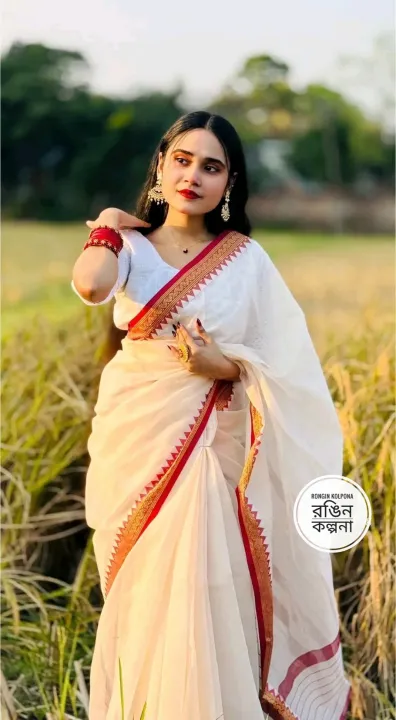 Fashionable%20%20Tangail%20Tat%20HalfSilk%20Arong%20Saree%20For%20Woman%20-Comfortable%20&%20Suitable%20%E2%99%A5%EF%B8%8F%20-%20Image%208