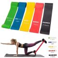 1-10Pcs Portable Fitness Equipment, Rubber Resistance Band, Yoga Gym, Elastic Gum Strength, Pilates, Crossfit Women'S Exercise.