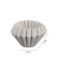 50/100pcsHand Brewed Drip Filter Coffee Filter Paper, Fits B75 Coffee Dripper & 1-2 Cups Wave Dripper Coffee Filter Papers.