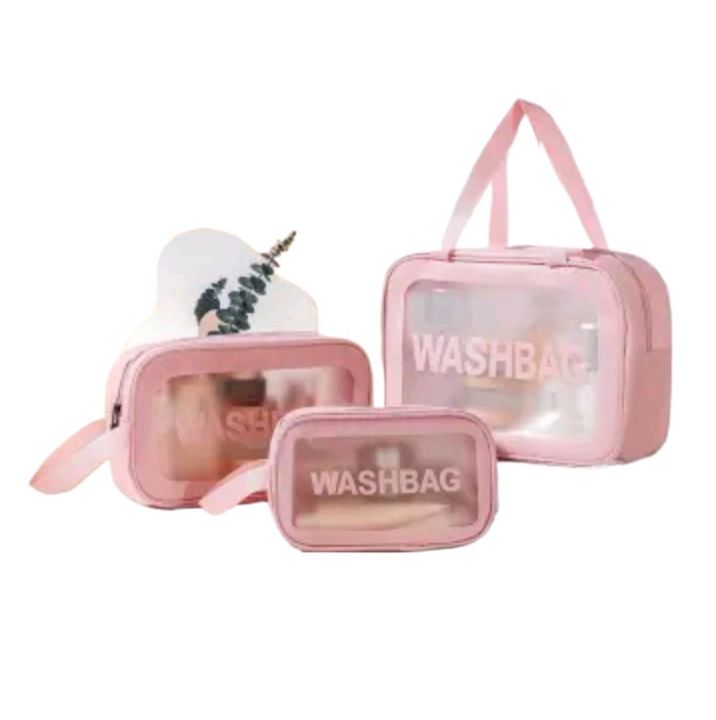 Cosmetic Bag 3 Pcs In Set