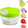 Easy Spin Quick Cutter Vegetable Fruit Nut Onion Chopper, Hand Meat Grinder Mixer Food Processer, Chopper Vegetable Cutter Vegetable Tools. 