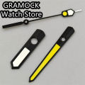 GRAMOCK NH35 Hands Set Black Yellow White Watch Hands Green Luminous For NH35 NH36 NH38 NH70 NH72 Movement Watches Pointers. 