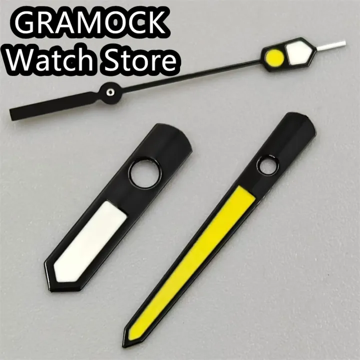 GRAMOCK%20NH35%20Hands%20Set%20Black%20Yellow%20White%20Watch%20Hands%20Green%20Luminous%20For%20NH35%20NH36%20NH38%20NH70%20NH72%20Movement%20Watches%20Pointers%20-%20Image%203
