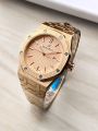 Audemars Piguet AP Model – Heavyweight Stainless Steel Watch with Date Function & Power Butterfly Lock. 