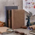 1 Sheet 51 x 11.8 Linen Book Cloth Brown Books Binding Fabric Surface Paper Backed Bookcover Densely Woven Cloth Books Album. 