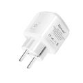 GIRIER Tuya Smart WiFi Power Plug EU 16A with Power Monitor Function Smart Home Wireless Socket Outlet Support Alexa Google Home. 