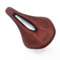 New bicycle seat MTB Road Bike Saddles PU Retro Brown Ultralight Breathable Comfortable Seat Cushion Bike Racing Saddle Parts.