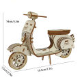 1set DIY Wooden Model Kit 3D Puzzle Assembly Wood Craft Ornament for Bedroom & Living Room Decor. 