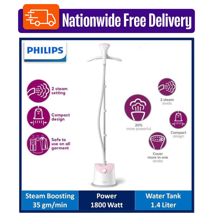 Philips GC484/49 Easy Touch Stand Garments Steamer Iron(2 Year Service Warrenty) with Free Delivery