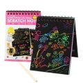 Rainbow Magic Scratch Book  Multicolor paper Scratch Note Book For Kids Colorfull Scratch Paper Book  Best Gift for Kids Activity. 