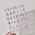 1pcs 5D Noble Chinese Dragon Nail Sticker Ancient Totem  New Year Embossed  Self Adhesive Nail Art Sticker Manicures. 