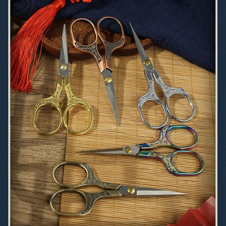 1PC%20Sewing%20Scissors%20Stainless%20Steel%20Retro%20Embroidery%20Tailor%20Scissors%20Dressmaker%20Shears%20Fabric%20Cutter%20DIY%20Sewing%20Accessories%20-%20Image%203