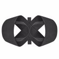 Black Durable Open Shoulder Beauty Back Traction Shoulder Strap Chest Hunchback Corrector Breathable Invisible High Elastic Belt.