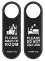 Make Up Room Hotel Bulletin Board Do Not Disturb Signs Door Hanger Tags Door Knobs Hanger Pendant Cleaning Label. 