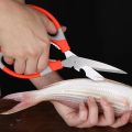 Stainless Steel Kitchen Scissors / Fish Cutting Scissors.