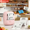 Marklife P50 Label Printer Portable Sticker Printer Mini Inkless Wireless Bluetooth-compatible Label Machine for IOS Android. 