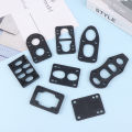 1Pc Black PU Longboard Riser Pads Skateboard Shock Pads For Truck Mounting Hardware Adults Kids Outdoor Sports Tool. 