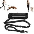 Hands Free Dog Leash for Running Walking Reflective Leash with Waist Bag Retractable Elastic Belt Dog Traction Rope Pet Products. 