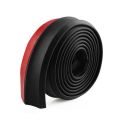 Car Front Bumper Lip Splitter Spoiler Rubber Skirt Protector Body Trim Bumper Lip Strip Car Side Skirt. 