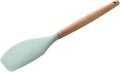 Silicone Spatula with Wooden Handle Non-Stick Cookware Heat Resistant Kitchen Utensil. 