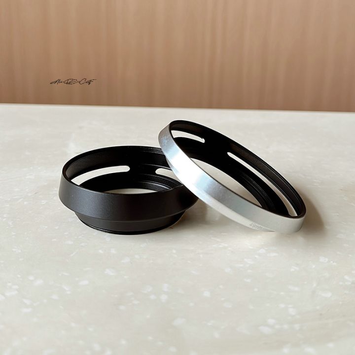 Camera Lens Hood Metal Vented 35/37/39/40.5/43/46/49/52/55/58/62/67/72/77/82mm Screw-in Lente Protect For  