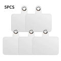1/3/5/10Pcs Mobile Phone Anti-lost Lanyard Card Gasket Universal Transparent Clip Detachable Phone Hanging Cord Strap Tether Pad. 