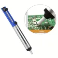 Aluminium Desoldering Suction Pump Tool Solder Sucker Suction Tin Pen Removal Device Blue Vacuum Desoldering Pump Tool. 