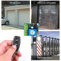 Remote Control Wireless Switch 433Mhz DC 12V 1CH RF 10A Relay Receiver and 2CH Transmitter For Door Electromagnetic Lock.