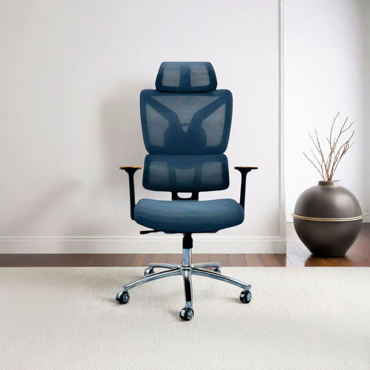 (FP-M-25-BLUE) Premium quality COMPLETE MULTIFUNCTION CHINA CHAIR / boss chair / office chair