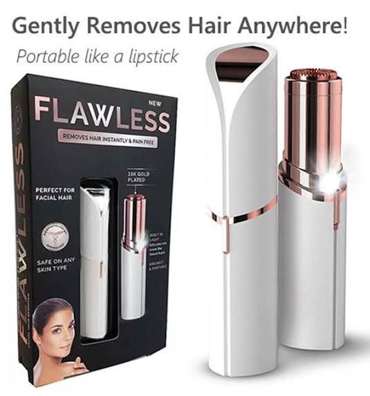 Flawless rechargeable hair trimmer/ Facial Hair Removal /Epilator Machine