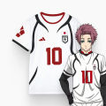 Blue Lock Sae Itoshi Role-Playing Shirt Children's Sports Shirt Men's Women's Breathable Sweat Absorbing Football T-Shirt Jersey. 