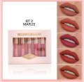 IMAGIC 5 Colours Lipstick Set Velvet Matt Liquid Lipstick 5Pcs Full Set (Kit #02 Maples)  MATTE LIQUID LIPSTICK. 