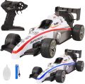 High Speed RC Car Remote Control Toy 2WD F1 car four boys smokes play remote control car for kids scale 1:14 big formula toy car four boys with light and flame Rechargeable. 