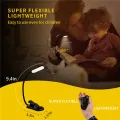 Rechargeable Book Light 7 LED Reading Light with 3-Level Warm Cool White Daylight Flexible Easy Clip Night Reading Lamp in Bed. 