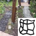 DIY Pavement Mold Walk Path Maker for Home Garden DIY Manually Paving Brick Mold Concrete Form Pathmate Stepping Stone Molds. 