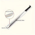 1pc 16.5-inch Stainless Steel Pair Shoehorn With A Black Handle Makes It Easy To Wear Shoes Without Bending Over.