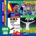 Xbox360 football game RGH pes2025 system, wining, last updated 11/2024 and fc25 fifa25 FIFA, last updated 03/2025 in USB 3.0, original 2 games, can be plugged in. 