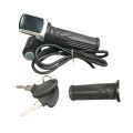 36v48v60v Handlebar Throttle Speed Controller Lcd Display Electric Bicycle Accelerator Accessories. 
