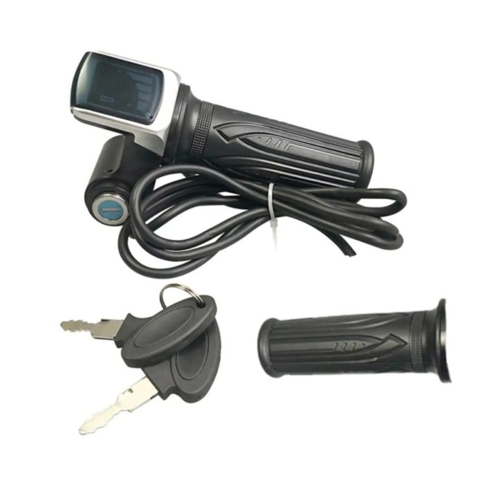 36v48v60v Handlebar Throttle Speed Controller Lcd Display Electric Bicycle Accelerator Accessories